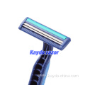 twin blade safety disposable shaving razor